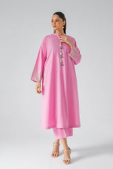 2-Pc Embroidered Cotton Shirt with Qlot Trouser SCNP-3-108